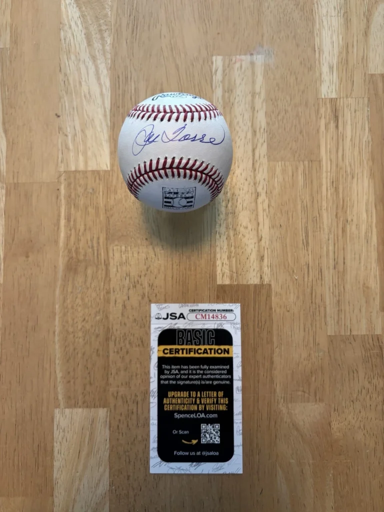 Joe Torre Signed Autographed HOF Baseball. JSA Coa