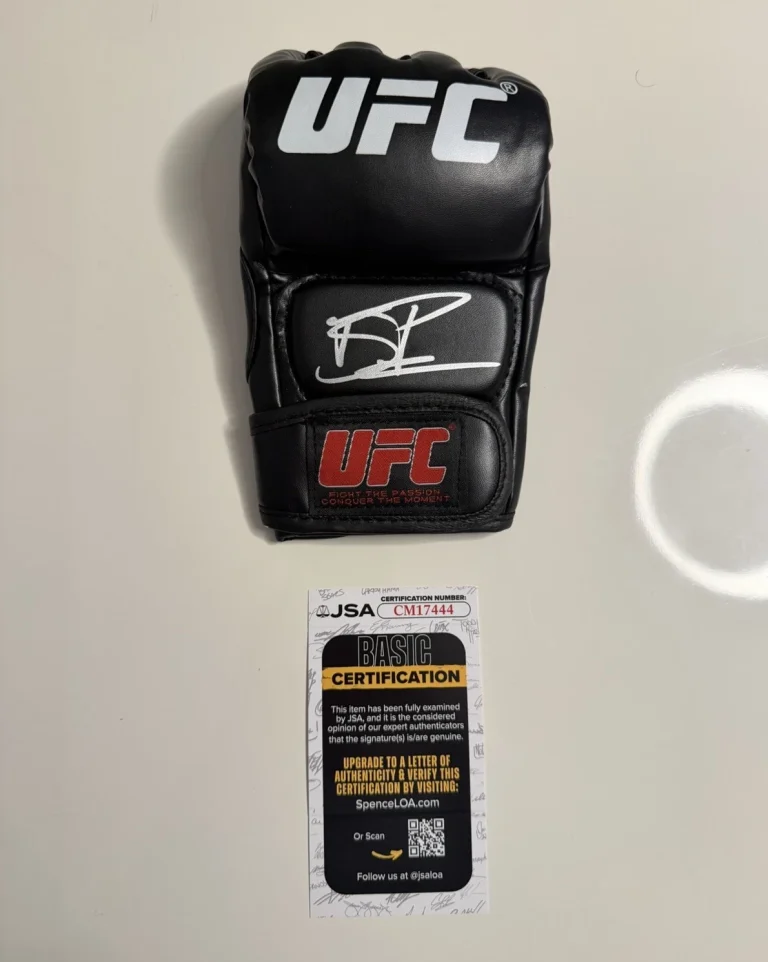 Jiri Prochazka Autographed UFC MMA Glove Champ Rare JSA COA