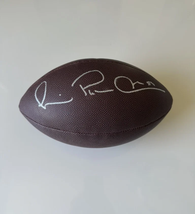 Michael Irvin Dallas Cowboys Autographed Wilson The Duke Football Beckett