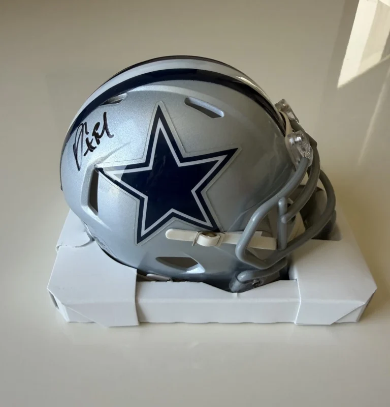 Demarcus Ware Dallas Cowboys Autographed Mini Helmet Star Beckett