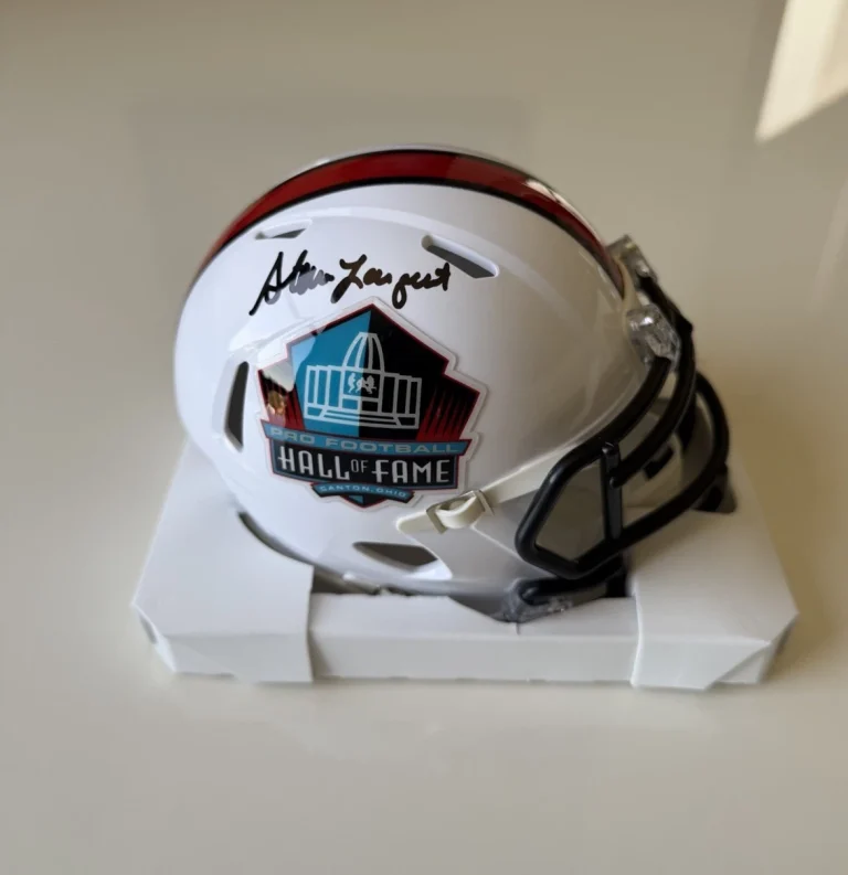 Steve Largent Seattle Seahawks Autographed Hall of Fame Mini Helmet Beckett