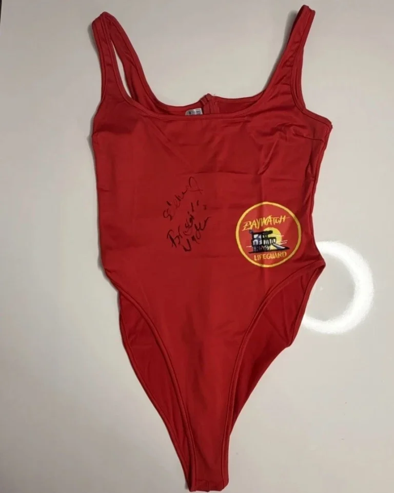Brooks Nader Autographed Baywatch Swimsuit Inscribed “Selene” Model Rare Beckett