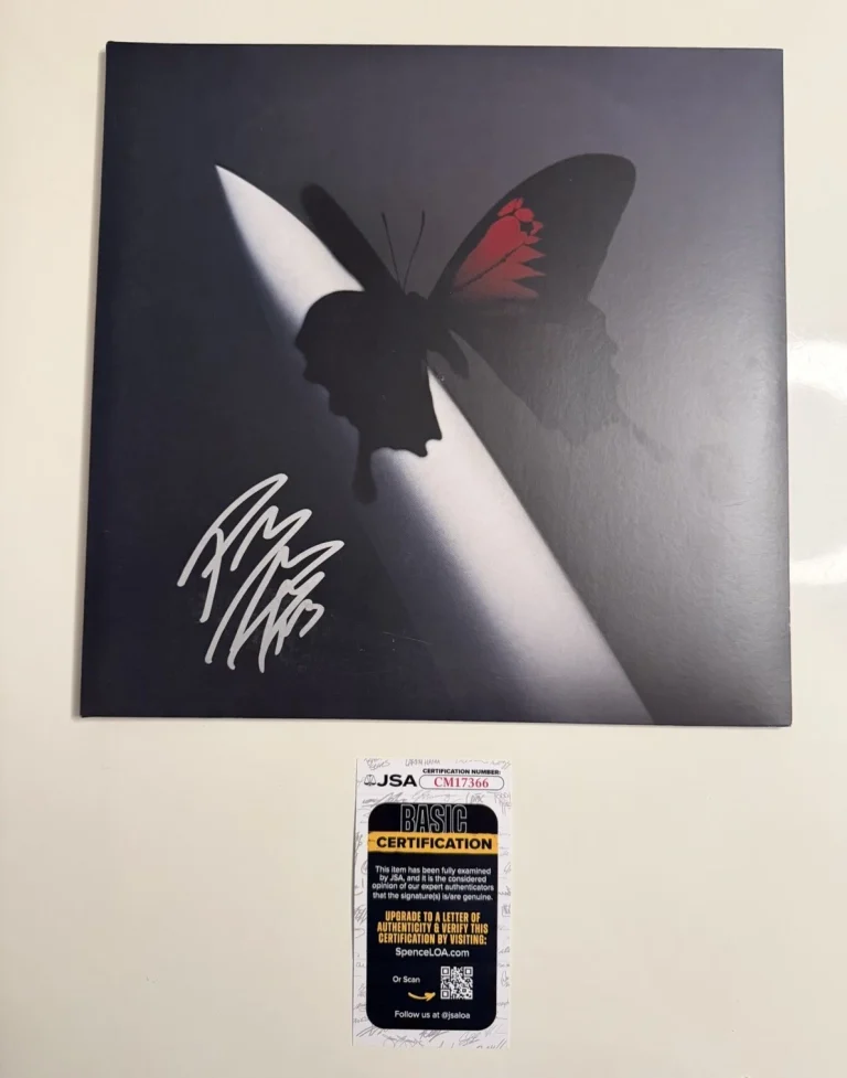 Post Malone Autographed Twelve Carat Toothache Vinyl Record Star JSA COA