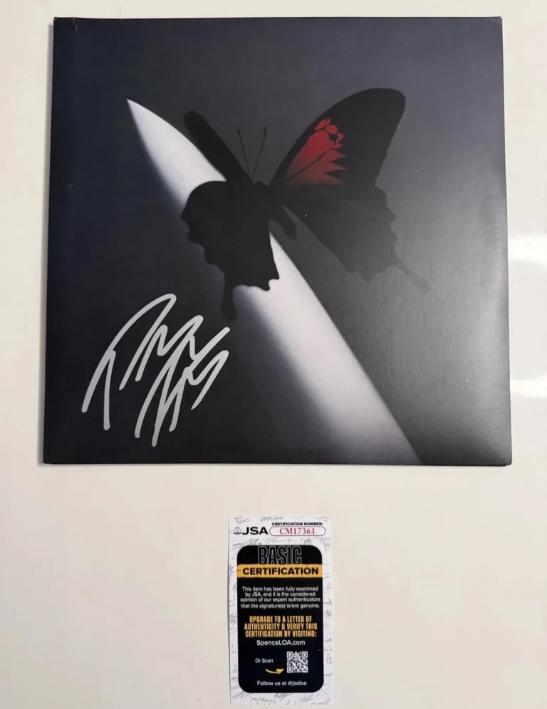 Post Malone Autographed Twelve Carat Toothache Vinyl Record Star JSA COA
