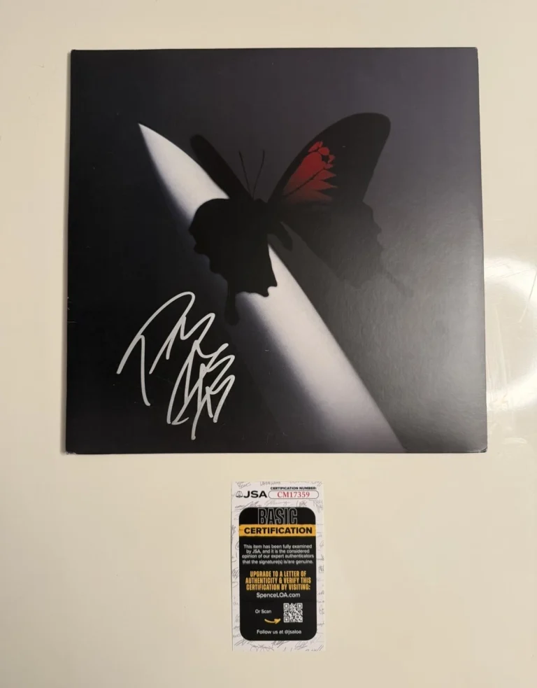 Post Malone Autographed Twelve Carat Toothache Vinyl Record Star JSA COA