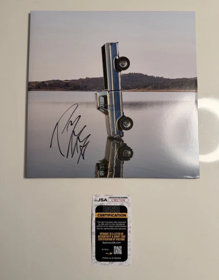 Post Malone Autographed F-1 Trillion Vinyl Record Country Star JSA COA