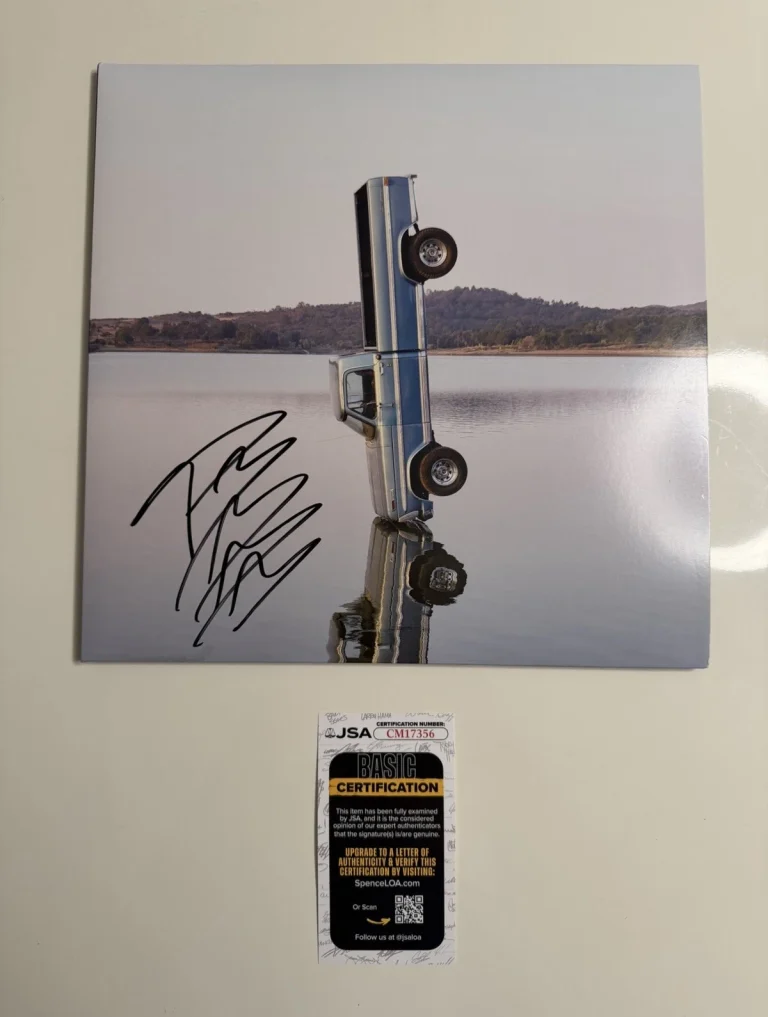 Post Malone Autographed F-1 Trillion Vinyl Record Country Star JSA COA