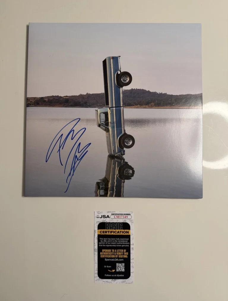 Post Malone Autographed F-1 Trillion Vinyl Record Country Star JSA COA