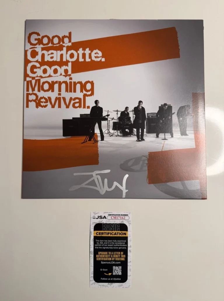 Joel Madden Autographed Good Morning Revival Vinyl Good Charlotte JSA COA
