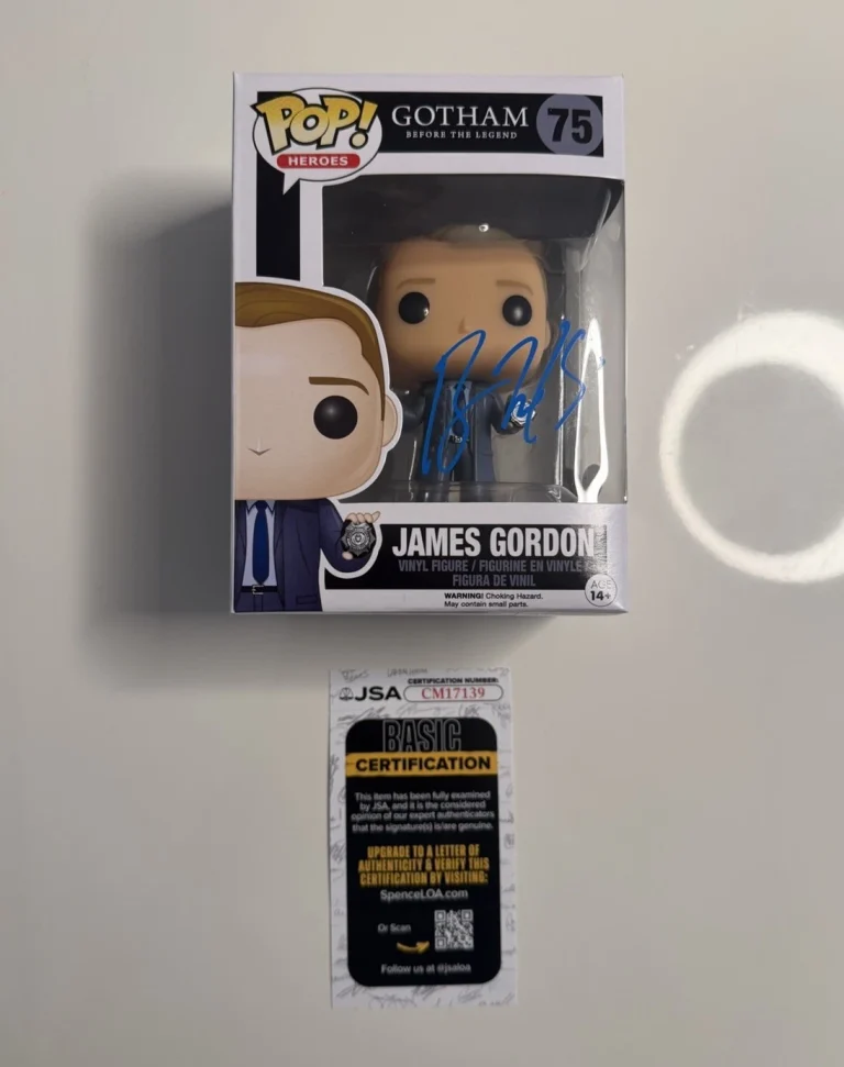 Ben McKenzie Autographed James Gordon Funko Pop JSA COA
