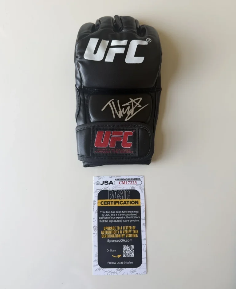 Terrance McKinney Autographed UFC Glove MMA Fighter JSA COA