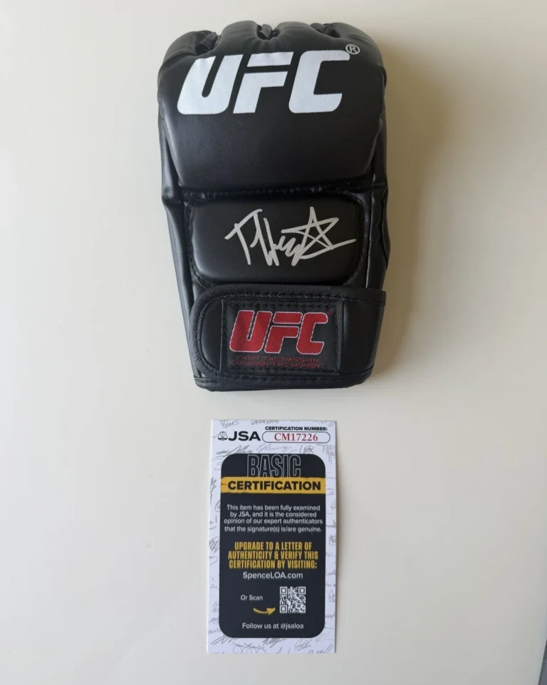 Terrance McKinney Autographed UFC Glove MMA Fighter JSA COA