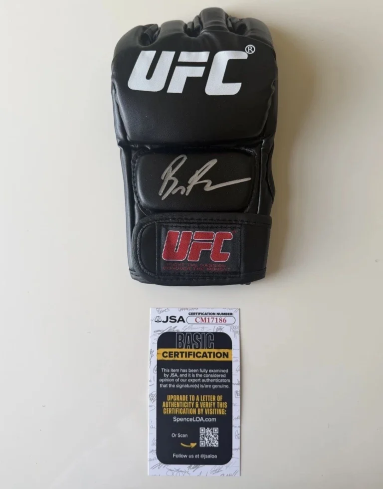 Bruce Buffer Autographed Glove MMA Voice Of The Octagon JSA COA