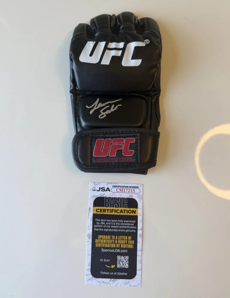 Laura Sanko Autographed UFC Glove MMA Commentator Model JSA COA