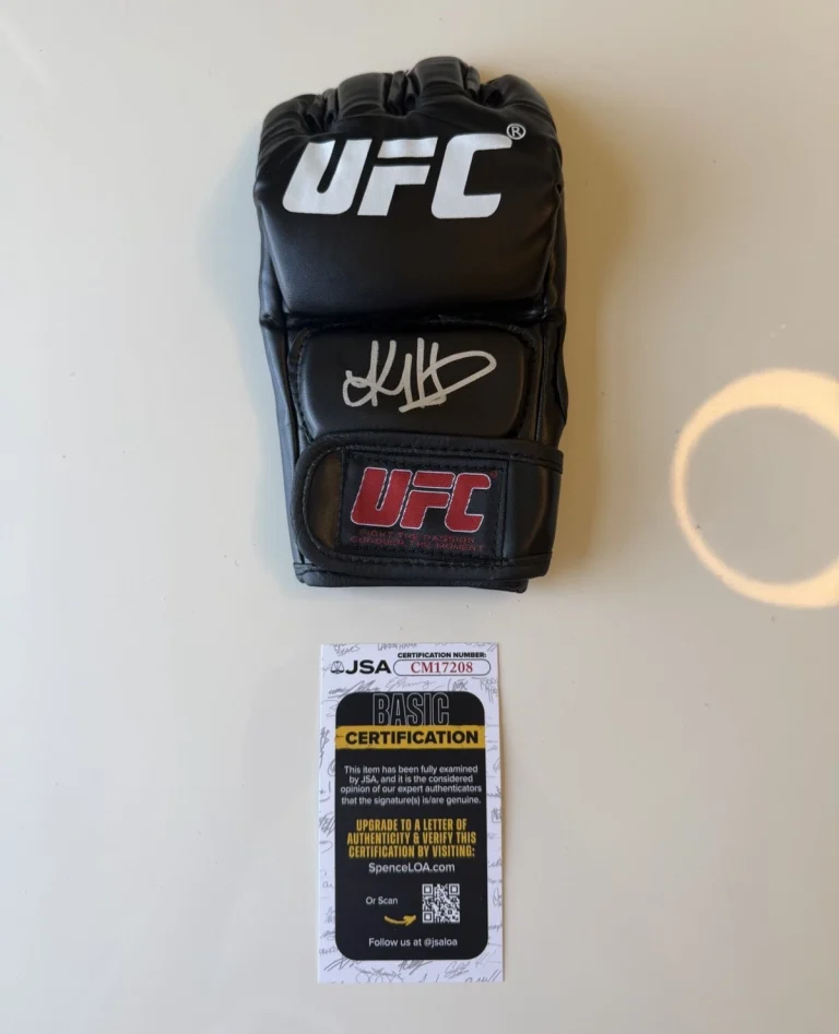 Kayla Harrison Autographed UFC Glove MMA Champ JSA COA