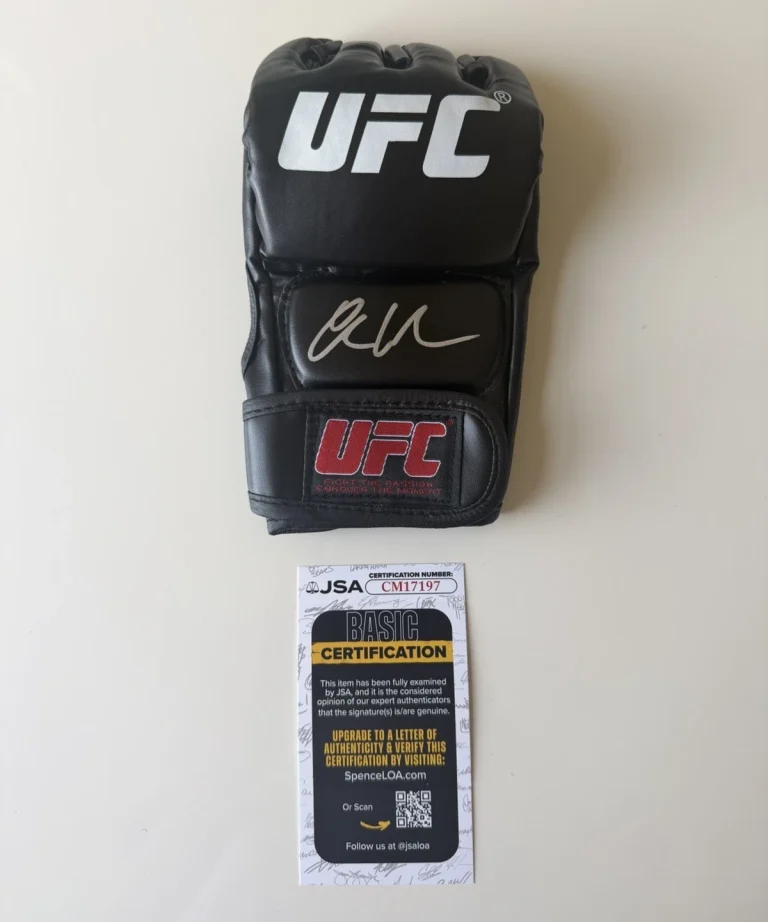Chris Weidman Autographed UFC Glove MMA Champ JSA COA