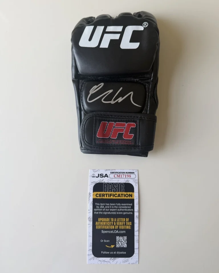 Chris Weidman Autographed UFC Glove MMA Champ JSA COA