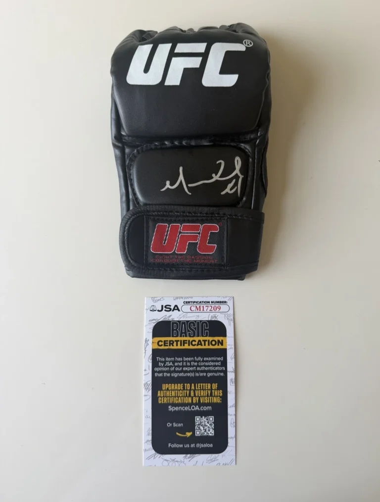 Marquel Mederos Autographed UFC Glove MMA Fighter JSA COA
