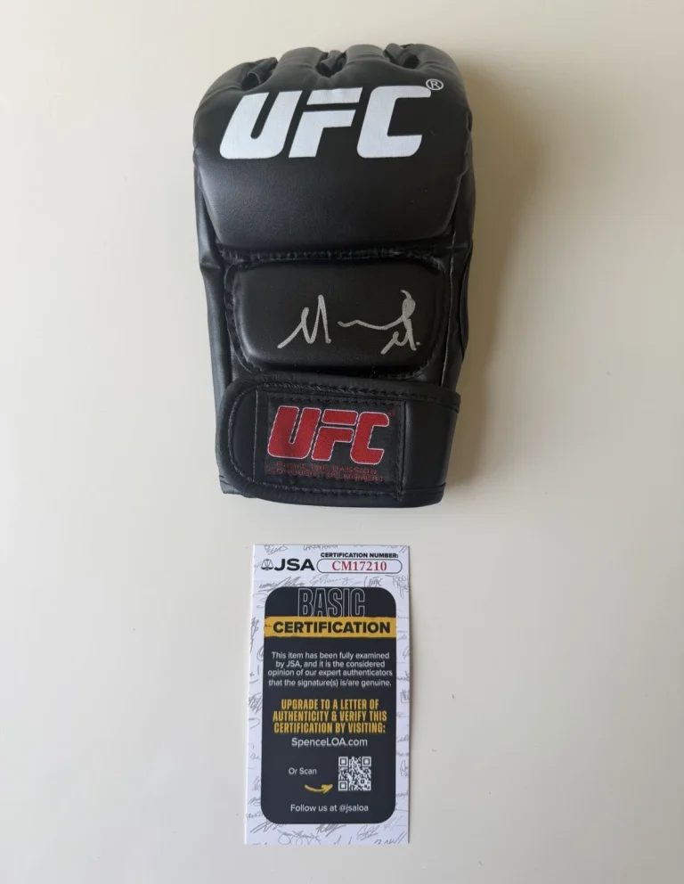 Marquel Mederos Autographed UFC Glove MMA Fighter JSA COA