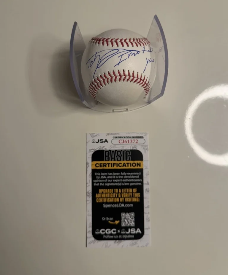 Dolph Lundgren Autographed Baseball Inscribed I Must Break You! Drago JSA COA