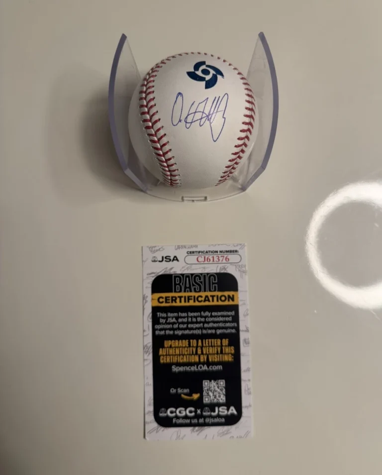 Oneil Cruz Pittsburgh Pirates Autographed 2026 WBC Baseball MLB JSA COA
