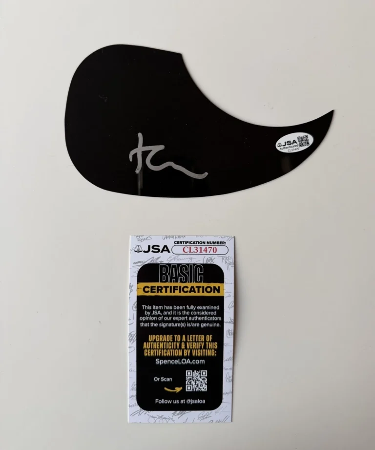 Kurt Vile Autographed Pick Guard Pretty Pimpin JSA COA