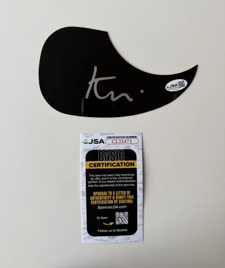 Kurt Vile Autographed Pick Guard Pretty Pimpin JSA COA