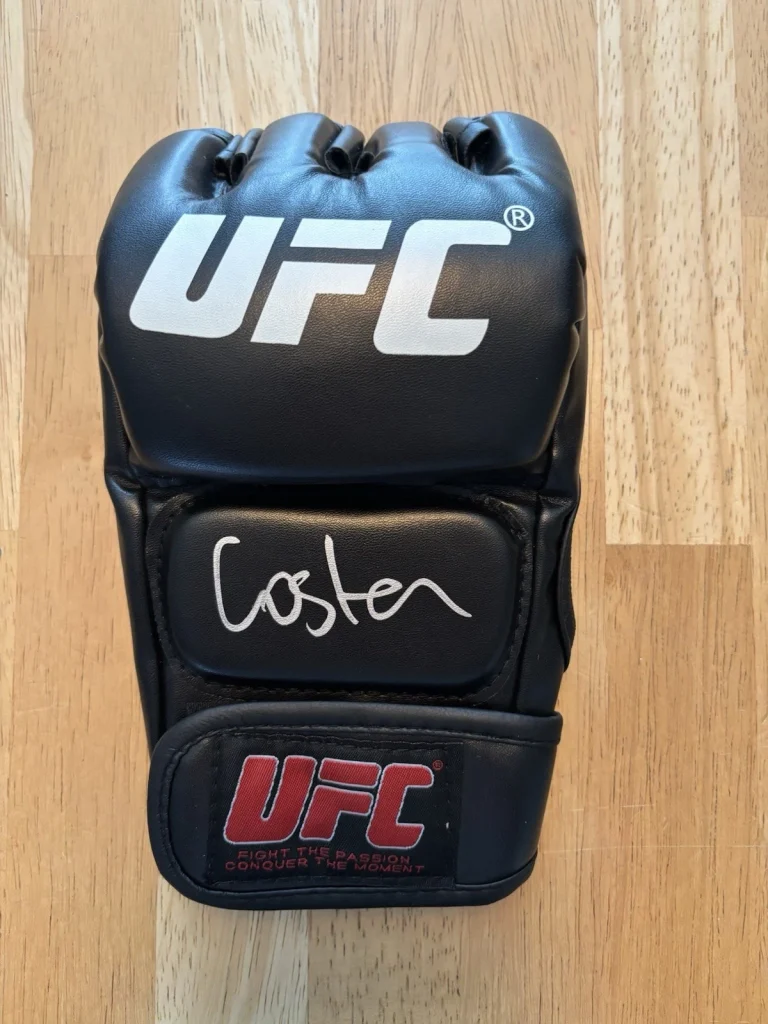 Paulo Costa Signed Autographed UFC Glove MMA Fighter Beckett COA