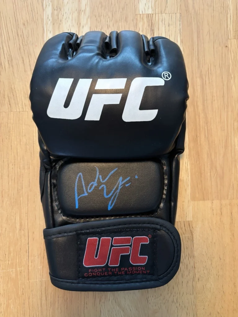 Adrian Yanez Signed/Autographed UFC Glove Beckett Coa