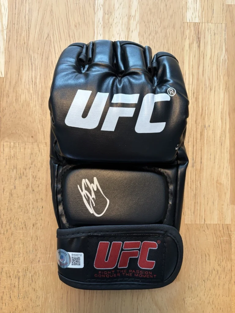 Ramazan Kuramagomedov Signed Autographed UFC Glove Russian Star Beckett COA