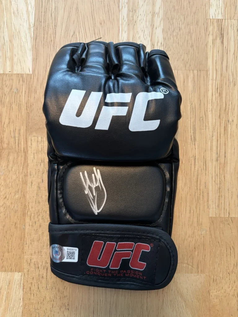 Ramazan Kuramagomedov Signed Autographed UFC Glove Russian Star Beckett COA