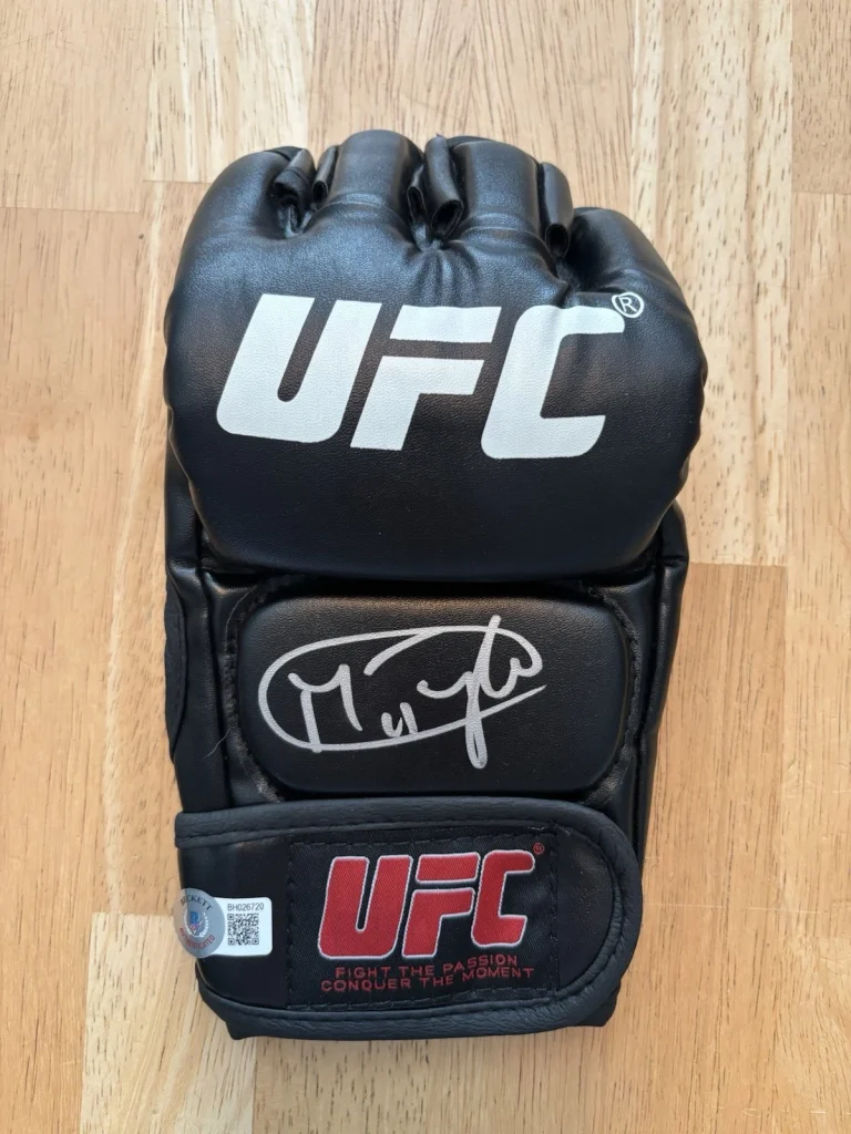 Marcin Tybura Signed Autographed UFC Glove MMA. Beckett Coa