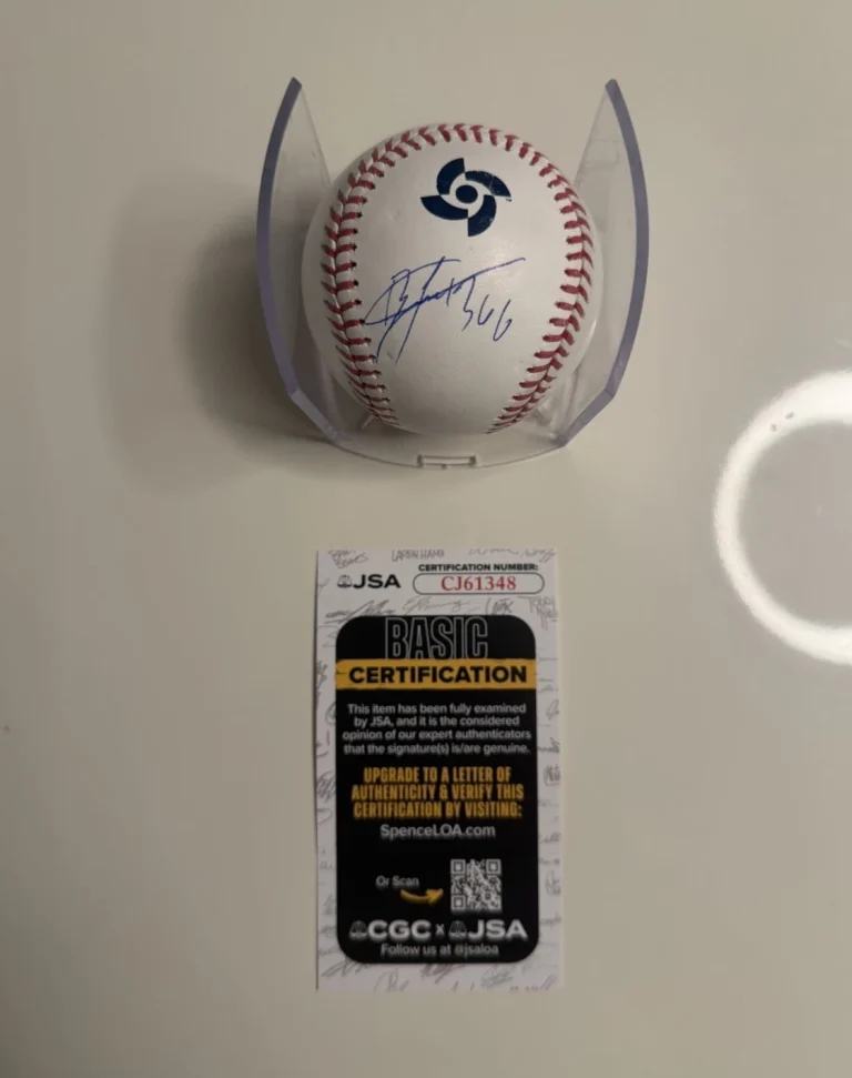 Brayan Bello Boston Red Sox Autographed 2026 World Baseball Classic JSA COA