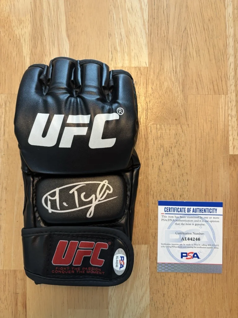 Marcin Tybura Signed Autographed UFC Glove MMA. Psa Coa