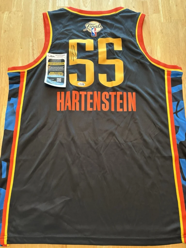 Isaiah Hartenstein Signed Autographed Oklahoma City Thunder Jersey Jsa Coa