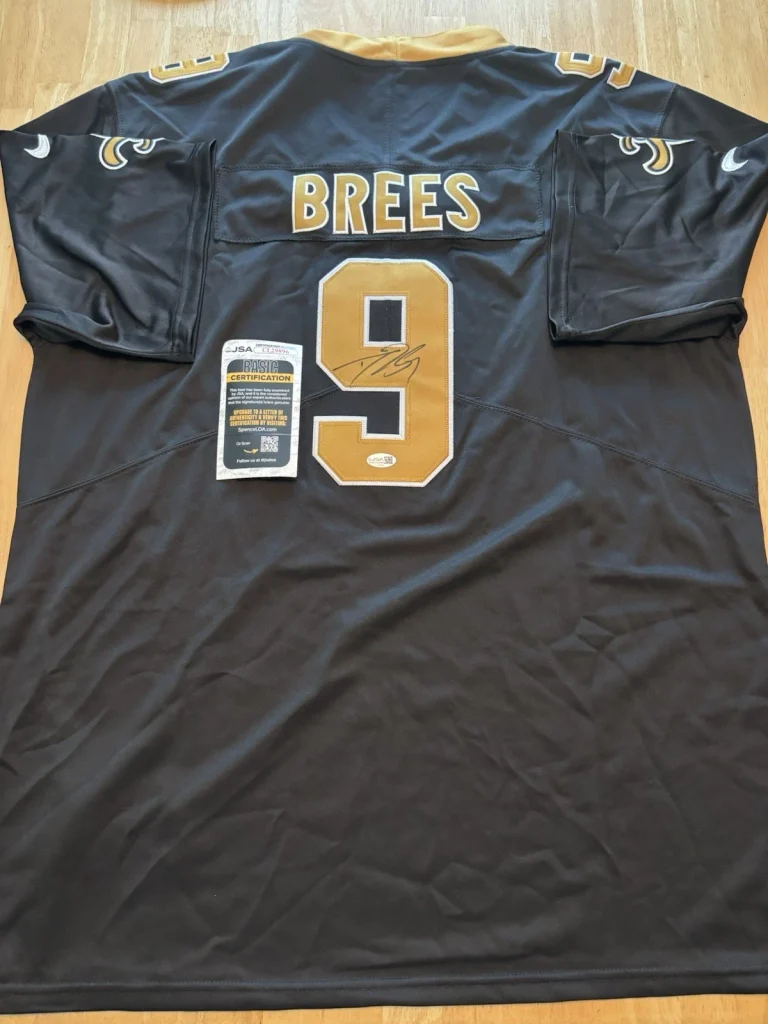 Drew Brees Signed Autographed New Orleans Saints Jersey. JSA Coa. HOF. Rare.