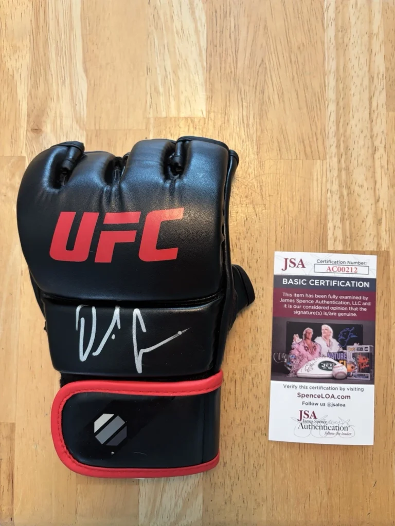 Daniel Cormier Autographed UFC Glove MMA Rare Champ Jsa Coa