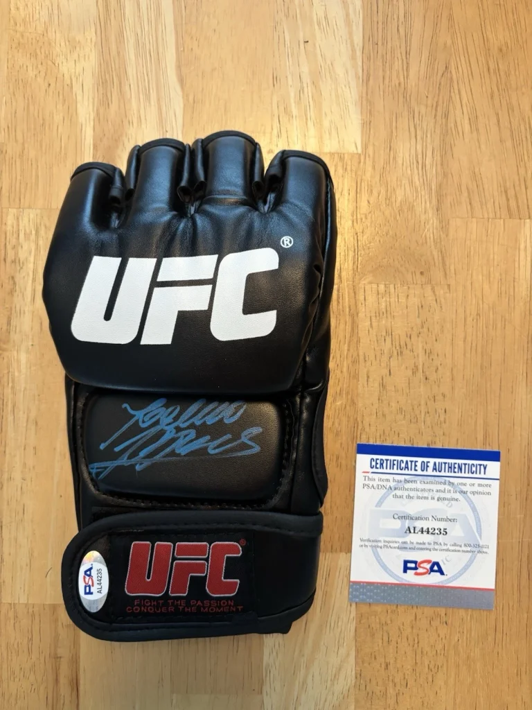 Joanna Jedrzejczyk Signed Autographed UFC Glove. Psa Coa. UFC HOF