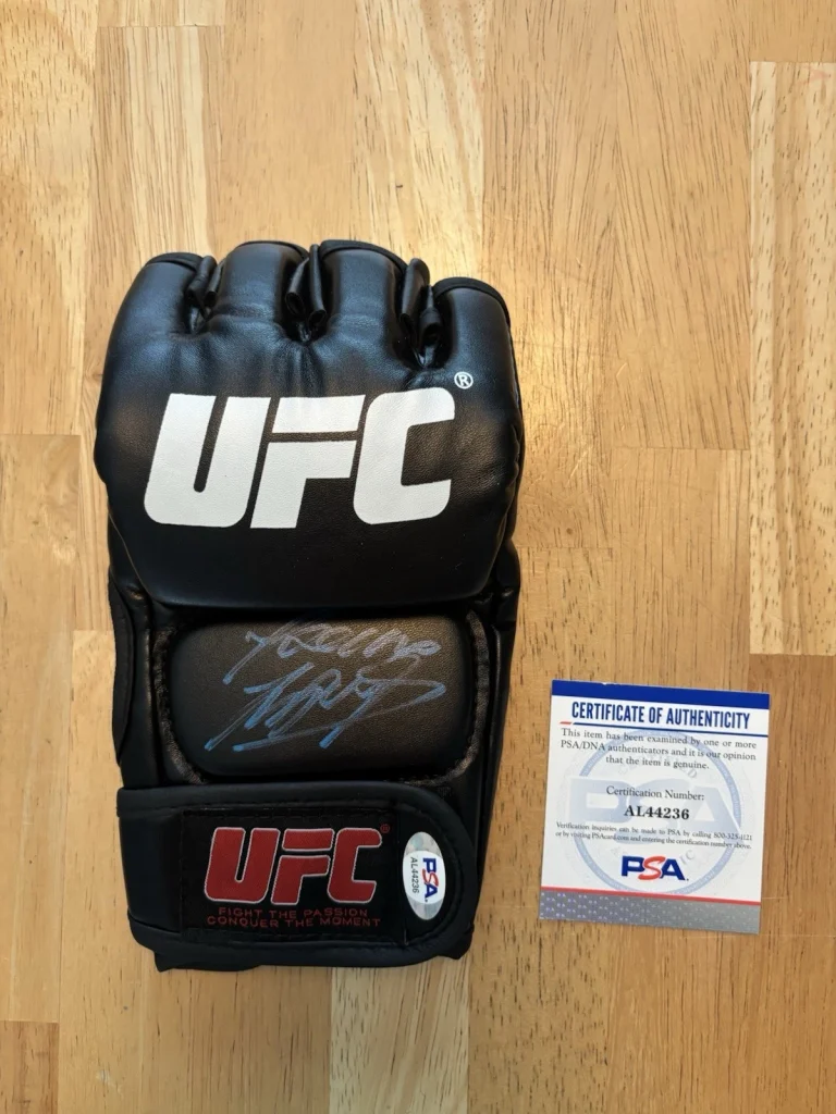 Joanna Jedrzejczyk Signed Autographed UFC Glove. Psa Coa. UFC HOF