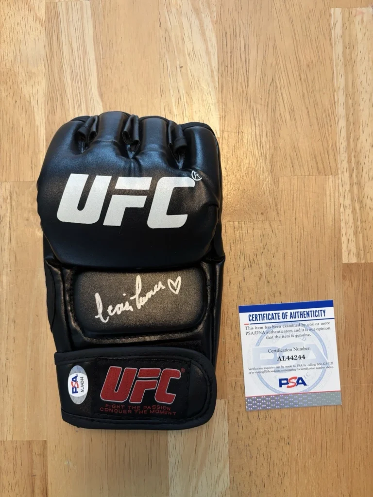 TECIA TORNADO TORRES PENNINGTON SIGNED UFC MMA GLOVE Psa Coa