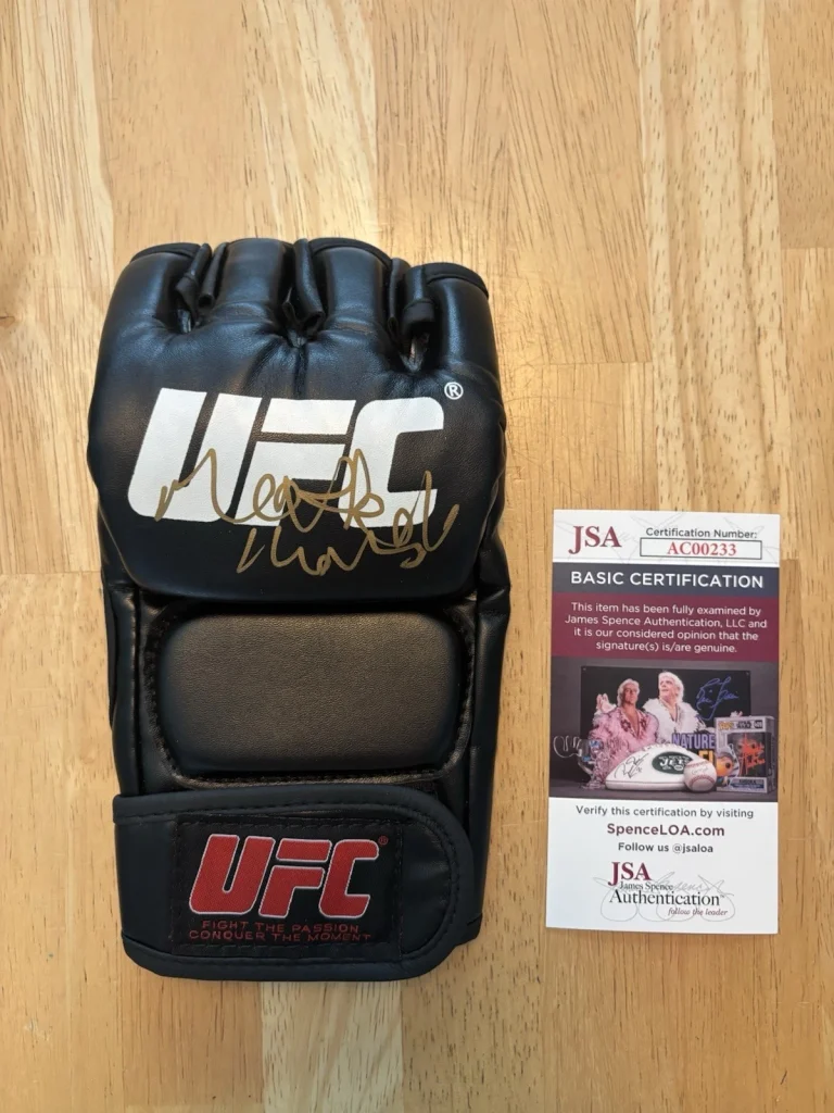 Molly Meatball McCann Signed Autographed UFC MMA Fight Glove. JSA Coa