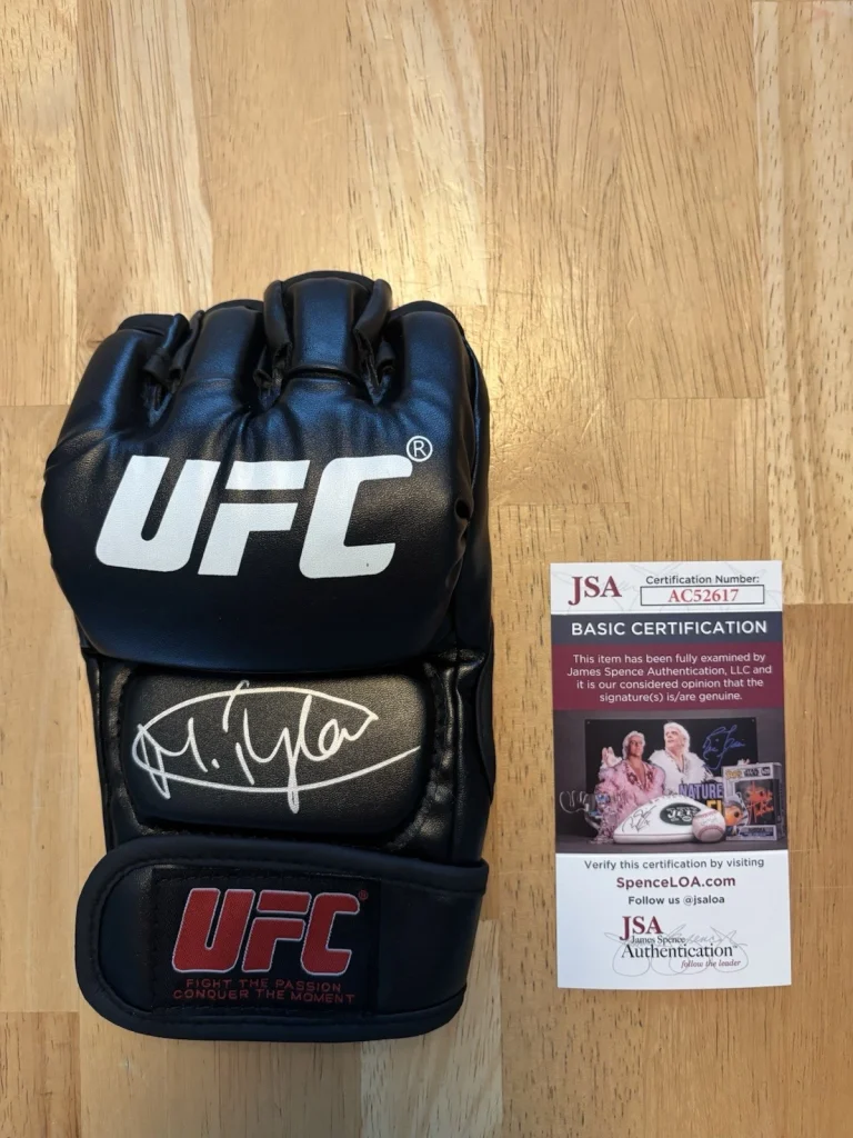 Marcin Tybura Signed Autographed UFC Glove MMA. JSA Coa