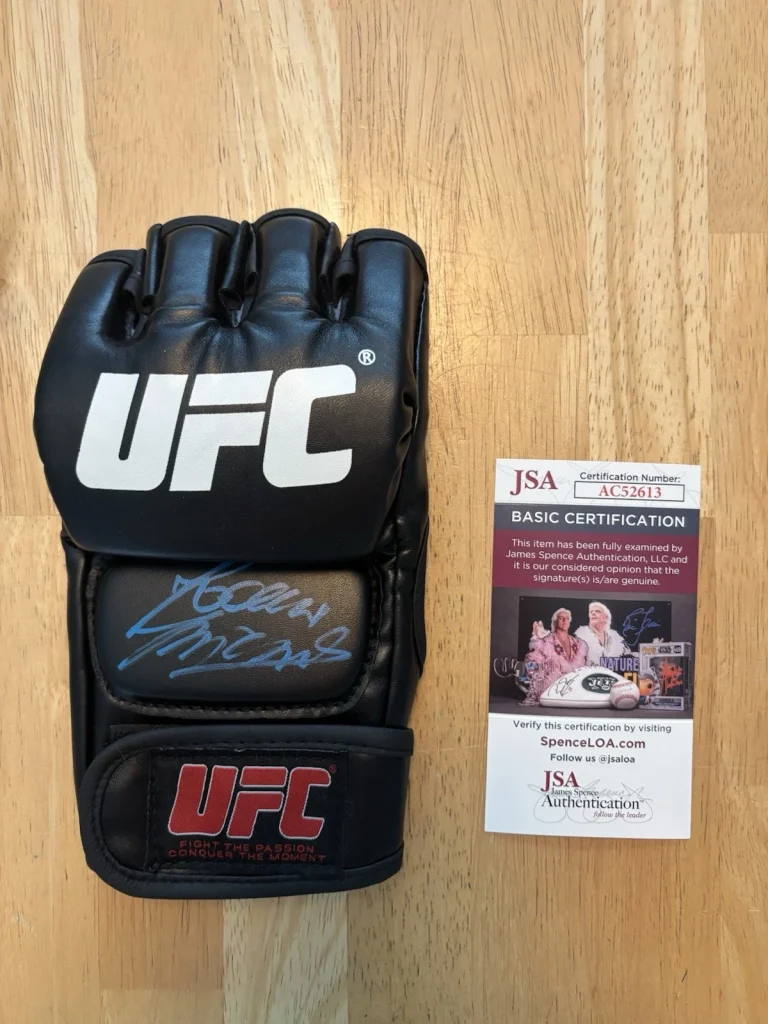 Joanna Jedrzejczyk Signed Autographed UFC Glove. JSA Coa. UFC HOF