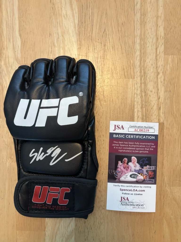 MAURICIO SHOGUN RUA Signed Autographed Ufc Glove Jsa Coa