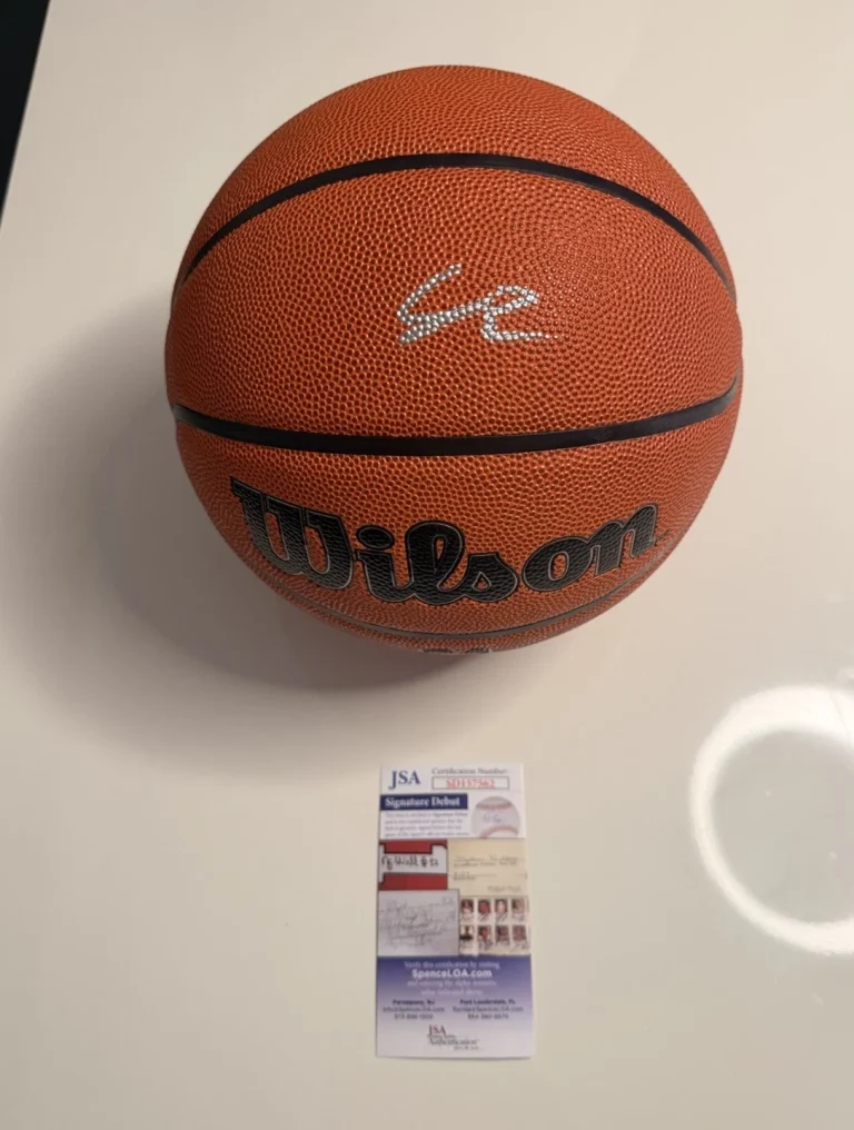 Cameron Boozer Duke Blue Devils Autographed Wilson Authentic Series NBA JSA COA