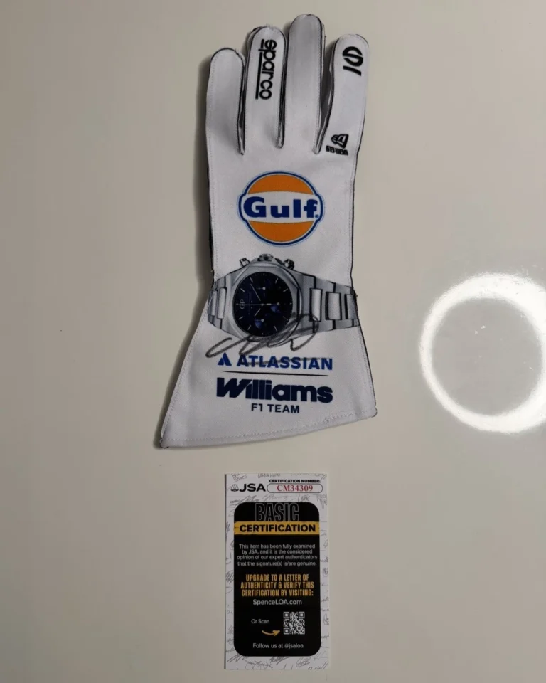 Alexander Albon Autographed Williams Racing Glove Formula 1 F1 JSA COA