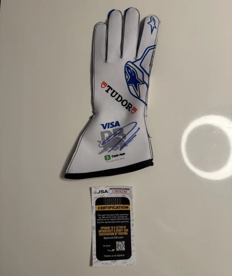 Arvid Lindblad Autographed Visa Cash App Racing Bulls Racing Glove Formula 1 JSA
