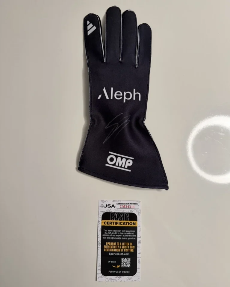 Gabriel Bortoleto Autographed Audi Revolut Racing Glove Formula 1 F1 JSA COA
