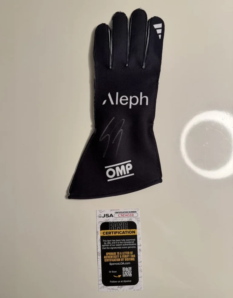 Gabriel Bortoleto Autographed Audi Revolut Racing Glove Formula 1 F1 JSA COA