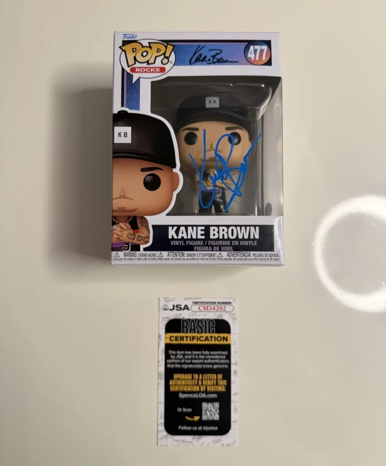 Kane Brown Autographed Funko Pop #477 Country Artist JSA COA